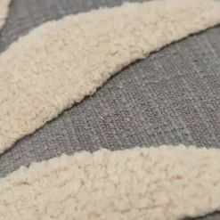 Gray Palm Lumbar Pillow Pillows