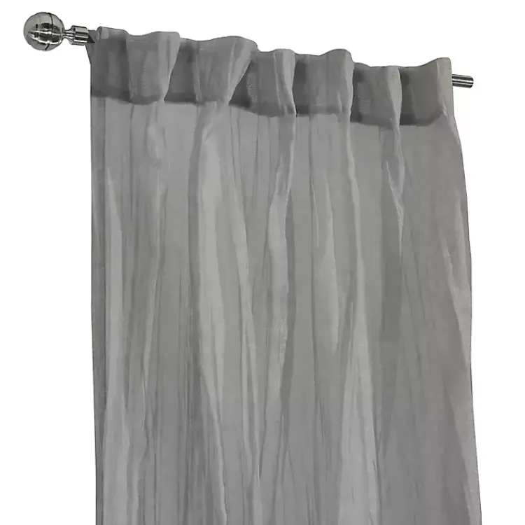 Kirklands Home Curtains & Drapes|Paloma Curtain Panel, 63 in. Gray