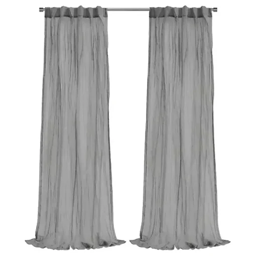 Kirklands Home Curtains & Drapes|Paloma Curtain Panel, 84 in. Gray