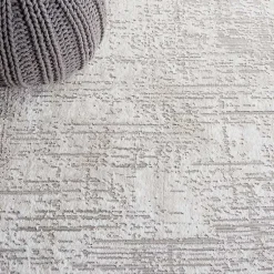 Kirklands Home Area Rugs|Gray Parker Textured Area Rug, 6x6