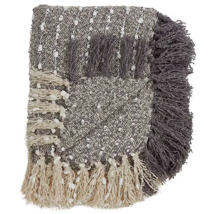Online Petite Pom Pom Throw with Tassels Blankets & Throws