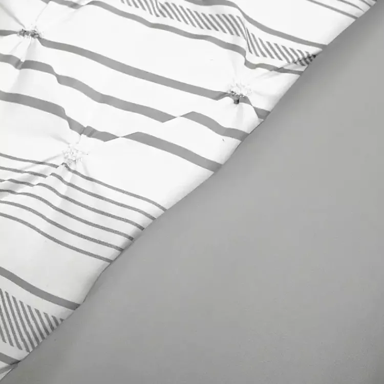 Kirklands Home Comforters|Gray Pintuck Stripe King 5-pc. Comforter Set
