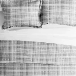 Kirklands Home Duvets|Plaid Polka Dot 2-pc. Twin Duvet Cover Set Gray