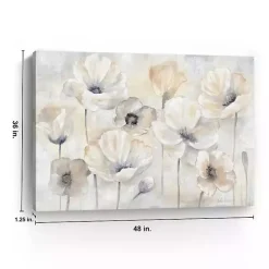 Kirklands Home Canvas Art|Poppy Garden Landscape Canvas Art Print Gray