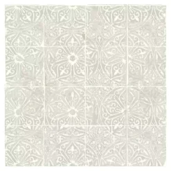 Kirklands Home Wall Murals & Wallpaper|Provincial Tiles Peel & Stick Wallpaper Gray