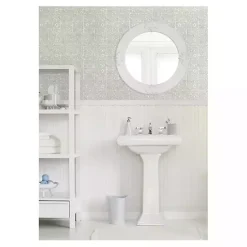 Kirklands Home Wall Murals & Wallpaper|Provincial Tiles Peel & Stick Wallpaper Gray