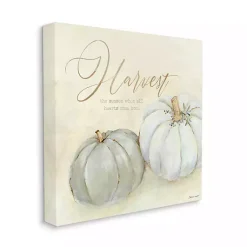 Sale Gray Pumpkins Autumn Harvest Canvas Art Print Fall