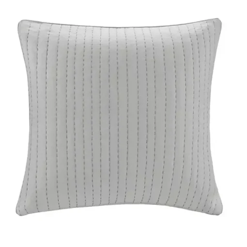 Kirklands Home Bedding Essentials|Quilted Euro Sham Gray
