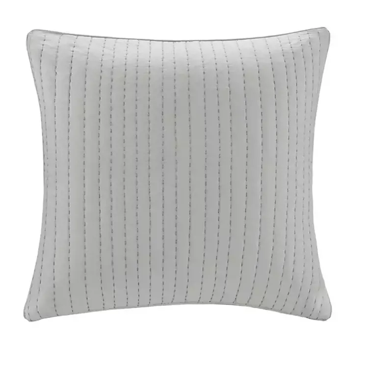 Kirklands Home Bedding Essentials|Quilted Euro Sham Gray