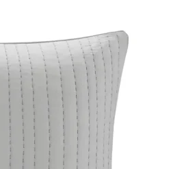 Kirklands Home Bedding Essentials|Quilted Euro Sham Gray