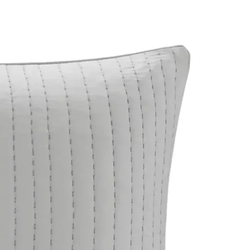 Kirklands Home Bedding Essentials|Quilted Euro Sham Gray