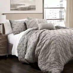 Kirklands Home Comforters|Ravello 5-pc. Full/Queen Comforter Set Gray
