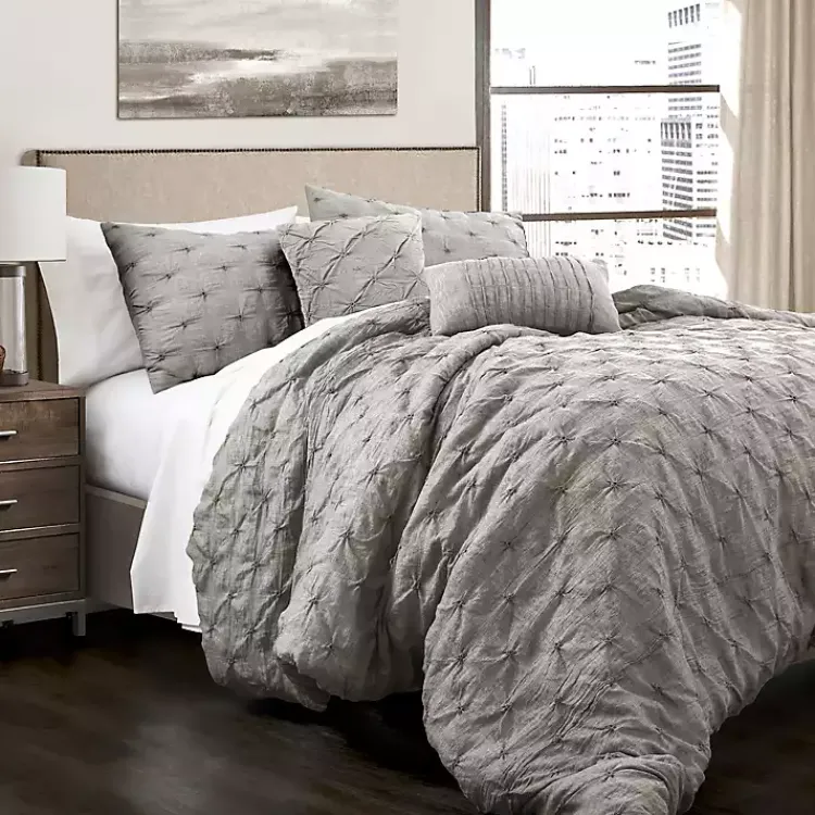 Kirklands Home Comforters|Ravello 5-pc. King Comforter Set Gray