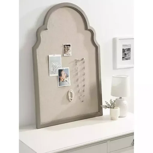 Scalloped Arch Fabric Pinboard Memo & Chalkboards
