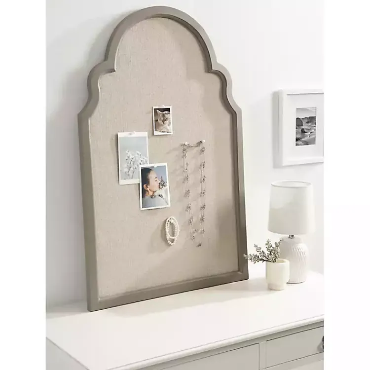 Scalloped Arch Fabric Pinboard Memo & Chalkboards