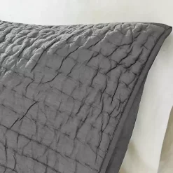 Kirklands Home Bedspreads & Coverlets|Serene Quilted 3-pc. King Coverlet Set Gray