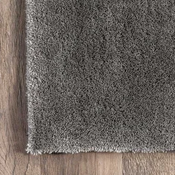 Kirklands Home Area Rugs|Shag Washable Area Rug, 5x8 Gray