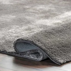 Kirklands Home Area Rugs|Shag Washable Area Rug, 6x9 Gray