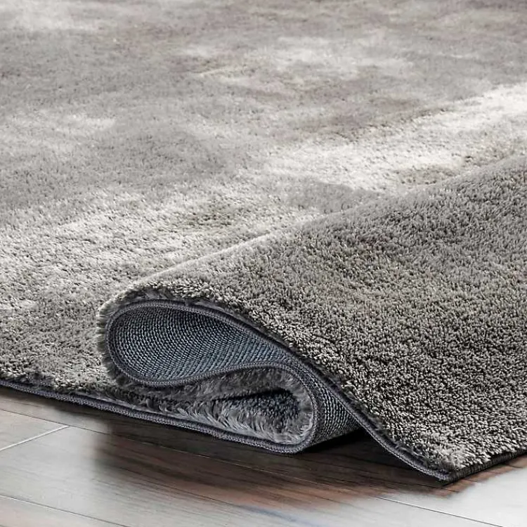 Kirklands Home Area Rugs|Shag Washable Area Rug, 6x9 Gray