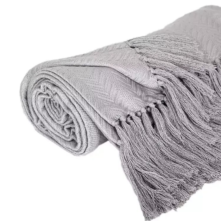 New Simple Chevron Tassel Throw Blankets & Throws