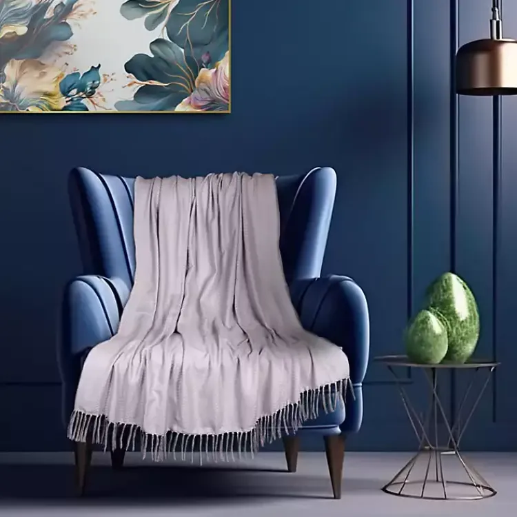 New Simple Chevron Tassel Throw Blankets & Throws