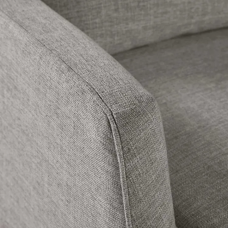 Kirklands Home Accent Chairs|Skirted Swivel Martha Stewart Accent Chair Gray