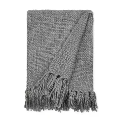 New Slubbed Yarn Throw Blankets & Throws