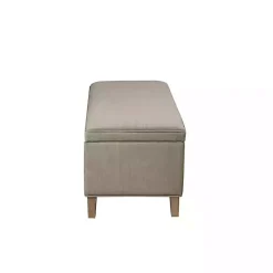 Kirklands Home Benches & Ottomans|Soft-Close Storage Bench Gray