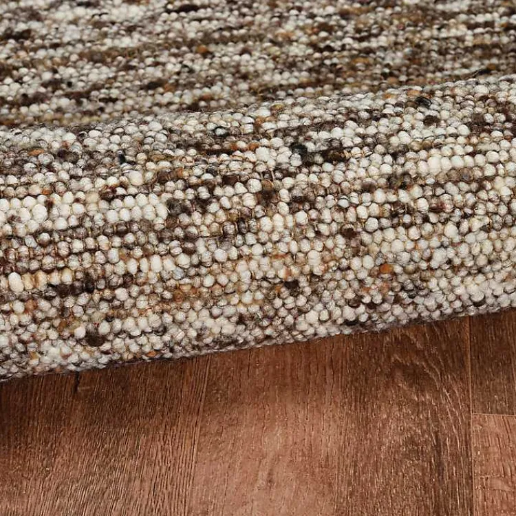 Kirklands Home Area Rugs|Speckled Woven Wool and Jute Area Rug, 7x10 Gray