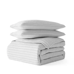 Kirklands Home Quilts|Stitched Stripes 2-pc. Twin Quilt Set Gray