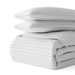Kirklands Home Quilts|Stitched Stripes 2-pc. Twin Quilt Set Gray