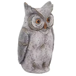 Kirklands Home Garden Statues|Stone Owl Statue Gray