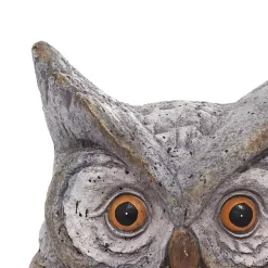 Kirklands Home Garden Statues|Stone Owl Statue Gray