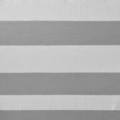 Kirklands Home Shower Curtains|Stripe Waffle Weave Shower Curtain Gray