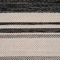 Kirklands Home Outdoor Rugs|Gray Striped Border Outdoor Area Rug, 7x9