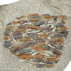 Kirklands Home Garden Statues|Textured Chicken Statue Gray