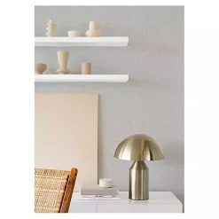 Kirklands Home Wall Murals & Wallpaper|Textured Faux Fabric Peel & Stick Wallpaper Gray