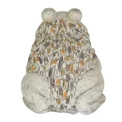 Kirklands Home Garden Statues|Textured Frog Statue Gray