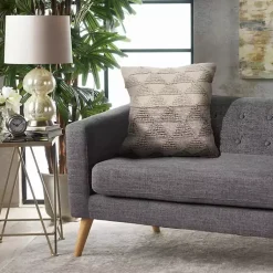 Gray Textured Gradient Pillow Pillows