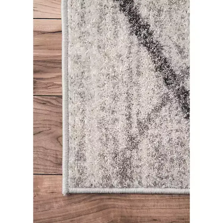 Kirklands Home Area Rugs|Gray Thigpen Diamond Area Rug, 5x8