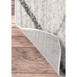 Kirklands Home Area Rugs|Gray Thigpen Diamond Area Rug, 5x8