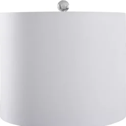 Kirklands Home Table Lamps|Tinted Glass Jar Table Lamp Gray