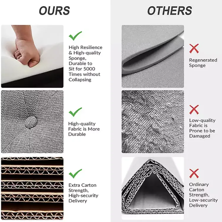 Kirklands Home Accent Chairs|Tufted Britt Accent Chair Gray