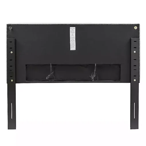 Kirklands Home Beds & Headboards|Tufted Upholstered Adjustable Queen Headboard Gray