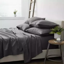 Kirklands Home Bed Sheets|Ultra Soft 6-pc. King Sheet Set Gray