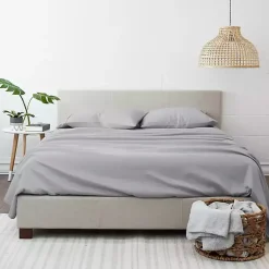 Kirklands Home Bed Sheets|Ultra Soft 4-pc. Queen Sheet Set Gray