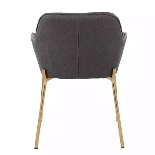Kirklands Home Dining Chairs|Upholstered Daniella Dining Chairs, Set of 2 Gray
