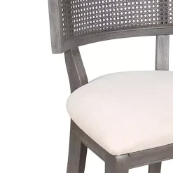 Kirklands Home Bar Stools & Counter Height Stools|Gray Upholstered Farmhouse Counter Stool