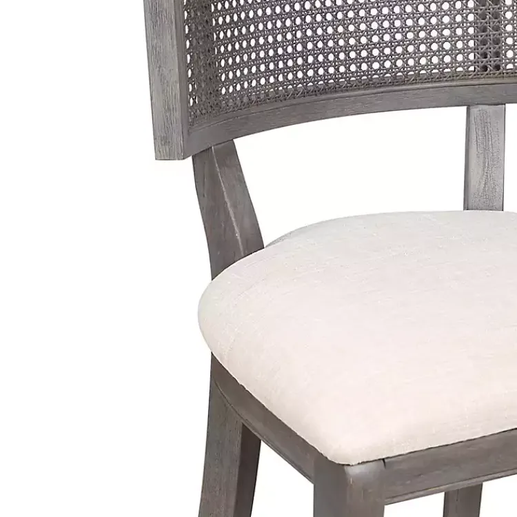 Kirklands Home Bar Stools & Counter Height Stools|Gray Upholstered Farmhouse Counter Stool