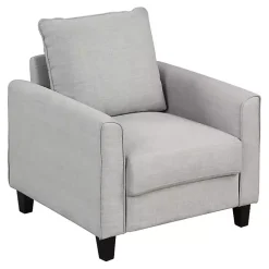 Kirklands Home Accent Chairs|Upholstered Jorden Accent Chair Gray